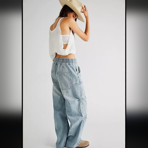 Free People Modern Love Pull-on Jeans - Picture 3 of 16